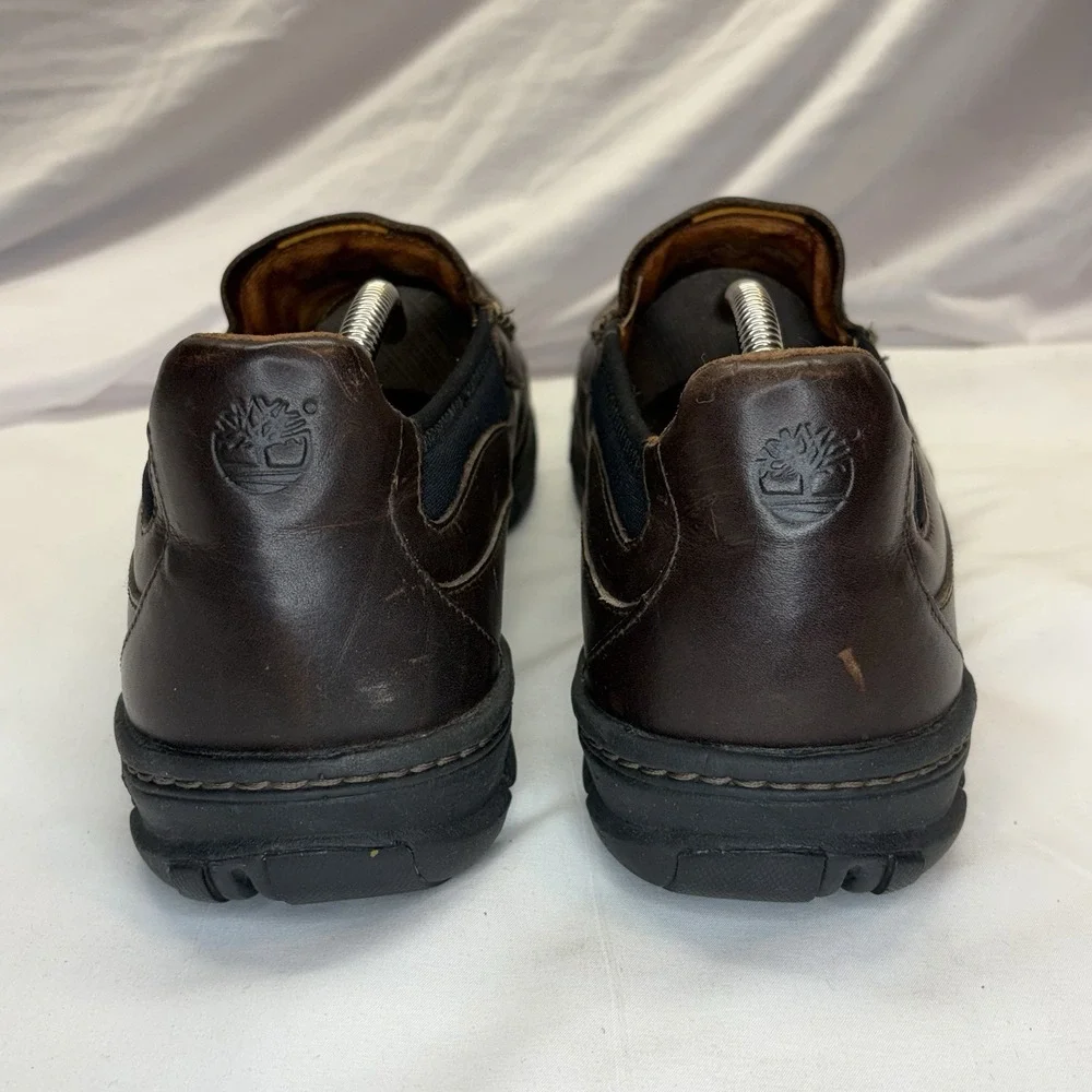 Timberland Smart Loafers Comfort Men's Brown Leather Slip-On Shoes Size 11 M